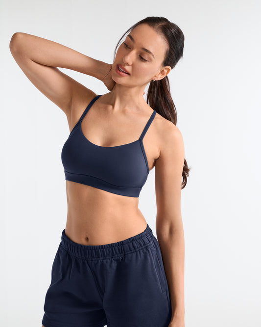 Y Racerback Thin Straps Yoga Bra