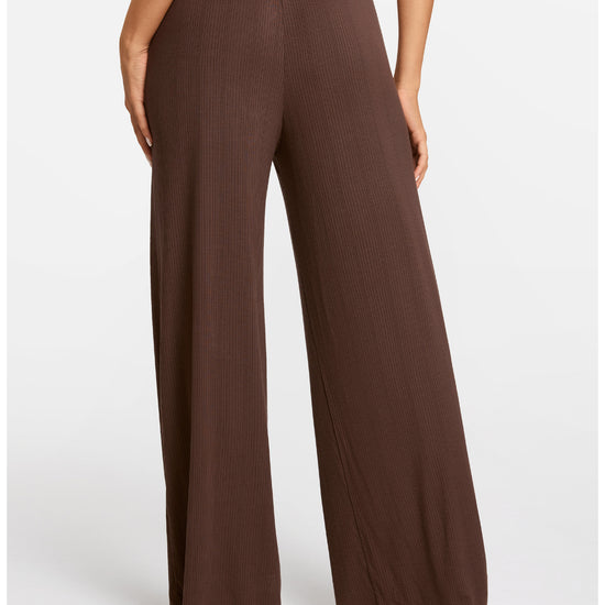 SOULVOR Wide Leg Casual Pants Hazelnut @model_info:A2